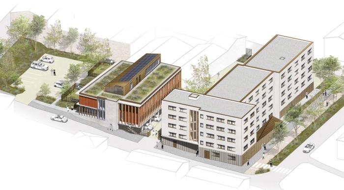 Extension et réhabilitation du FJT Pierre Sémard et construction d'une maison des solidarités à Angoulême